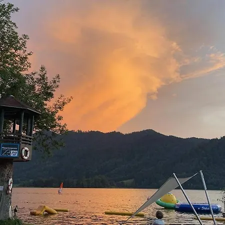 Ferienwohnung Strandbad - Alpen Popart Am See Schliersee Eksteriør billede