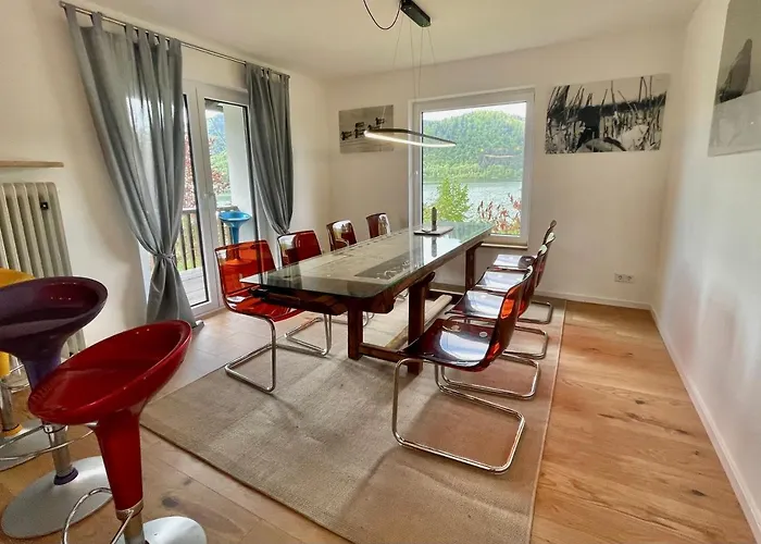 Ferienwohnung Strandbad - Alpen Popart Am See
